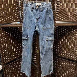 BDG Urban Outfitters Blue Cargo Jeans Size 24W/32L